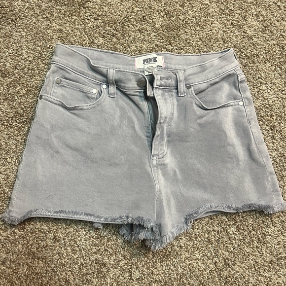 High Rise Denim Shorts - Picture 1 of 3